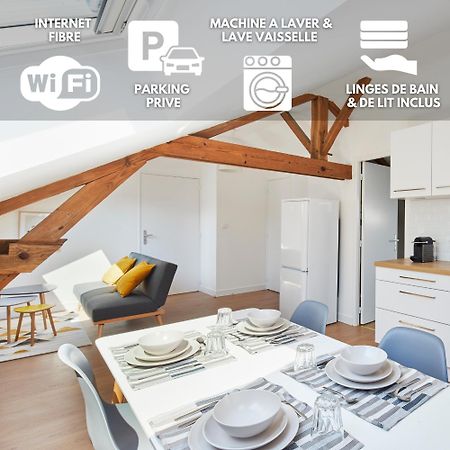Minuit A Paris - Wifi Fibre/Linge/Parking Apartment Chateaubriant Ngoại thất bức ảnh